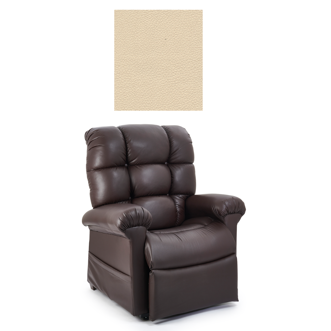 Golden Technologies PR510 MaxiComfort Cloud Series Assisted Lift Chair Recliner - Cream